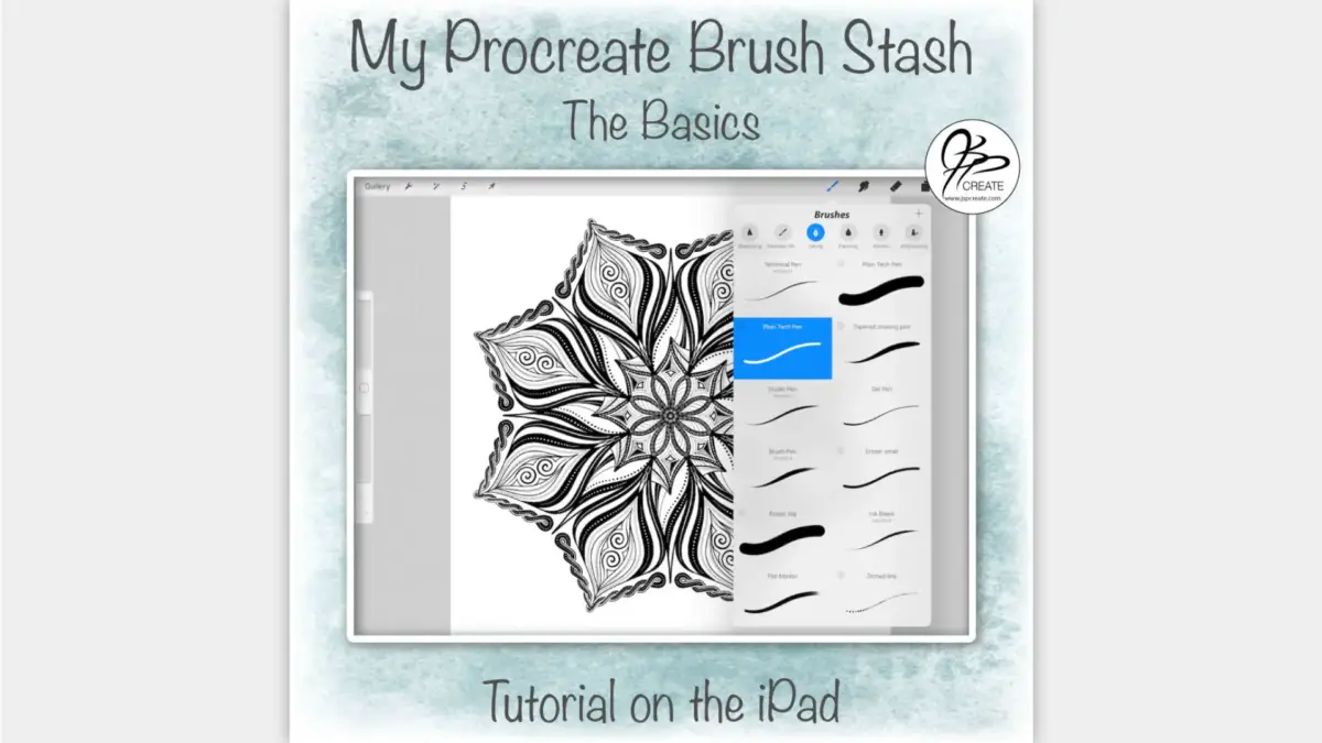 My Procreate Brush Stash – Basics