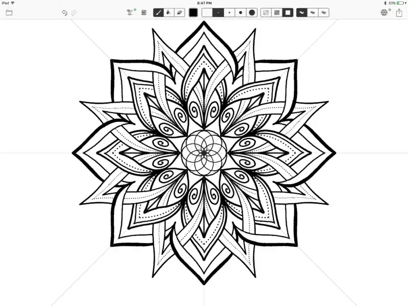 Symmetrical Designs in Amaziograph