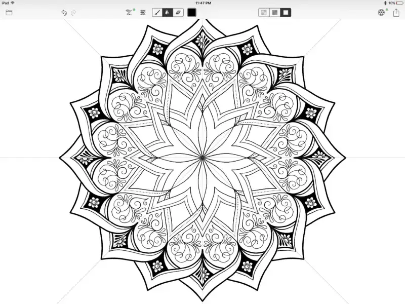 Symmetrical Designs in Amaziograph