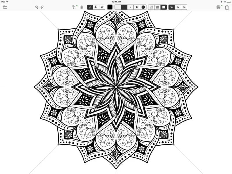 Symmetrical Designs in Amaziograph