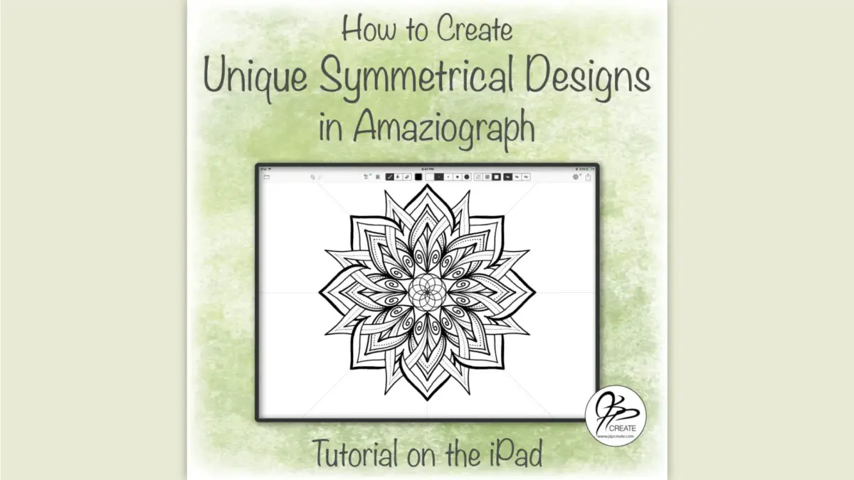 How to Create Unique Symmetrical Designs in Amaziograph on the iPad
