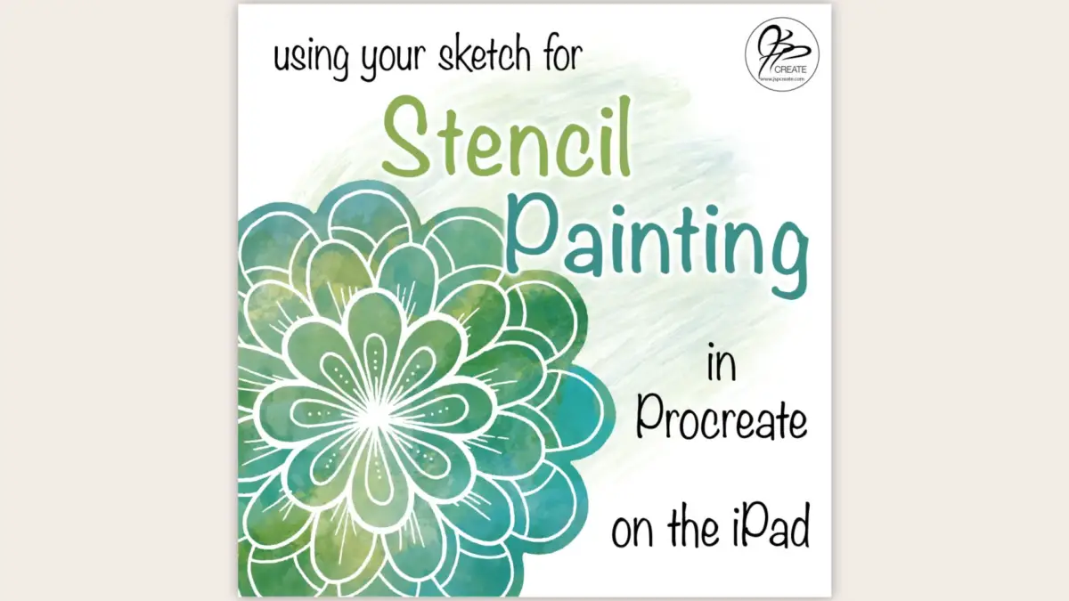 Using Your Sketch For Stencil Painting On The iPad