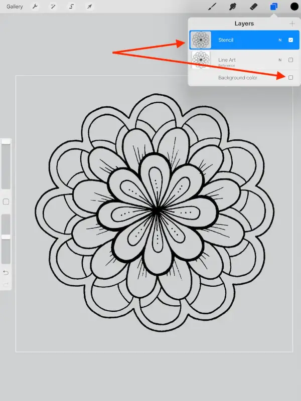 Using Your Sketch For Stencil Painting On The iPad JSPCREATE