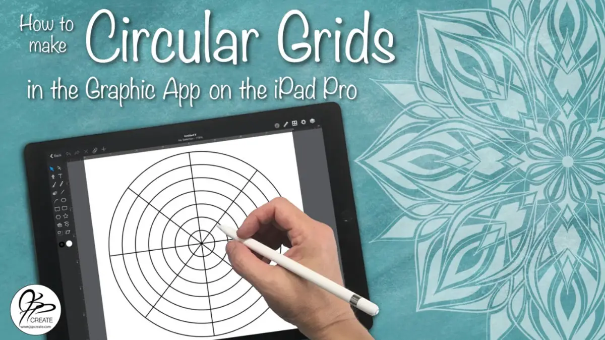 How to Make Circular Grids in Graphic on the iPad