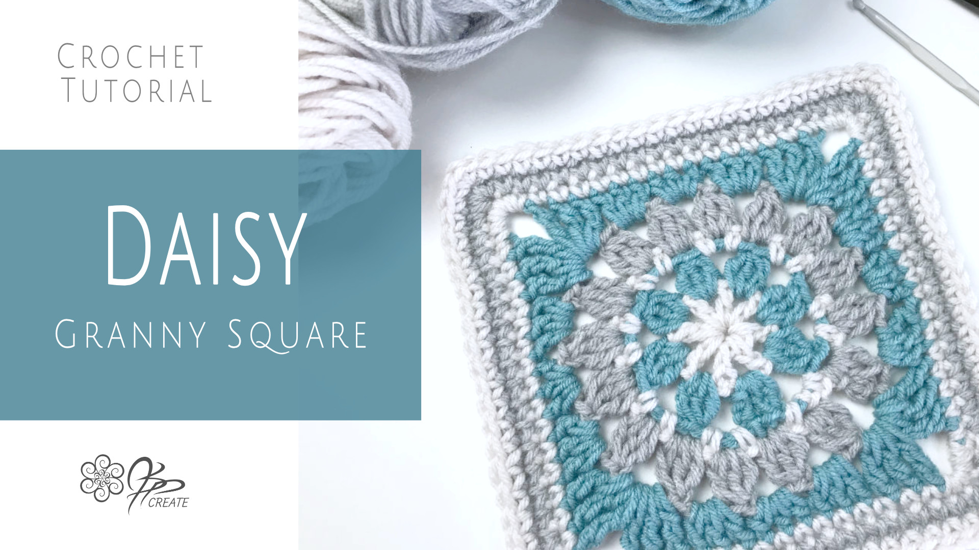 How to Crochet A Granny Square Blanket - Daisy Cottage Designs