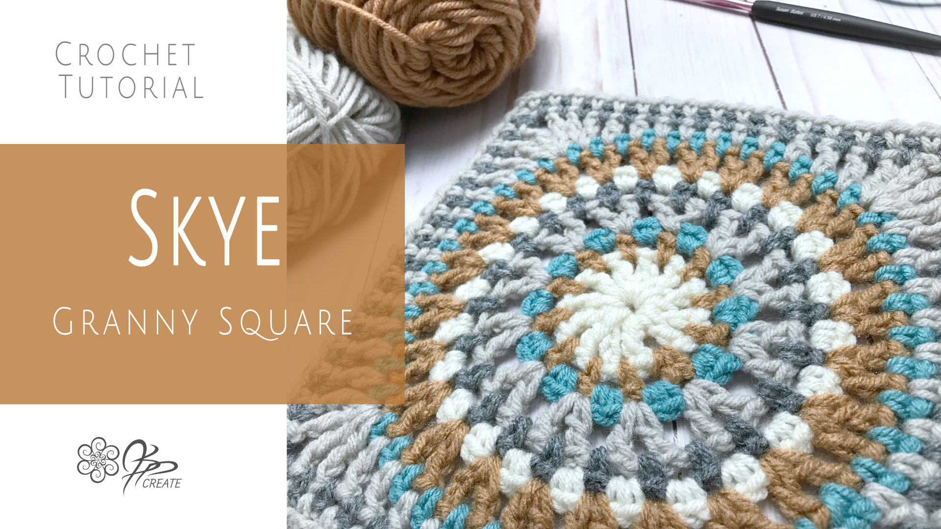 Crochet This Quick and Easy Skye Granny Square - JSPCREATE