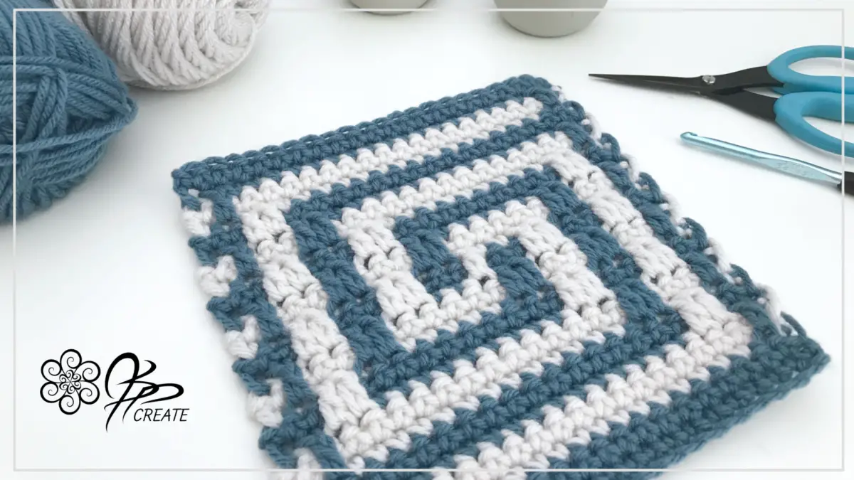 Make A Swirly Mosaic Crochet Pattern ( With Free Chart )