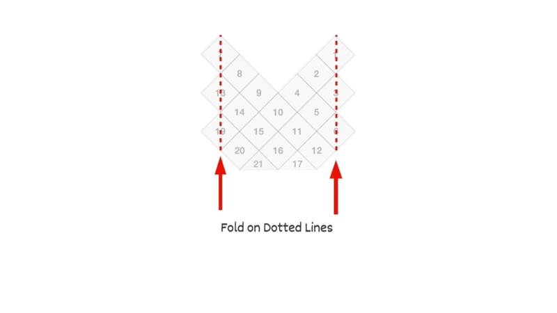 crochet tote diagram