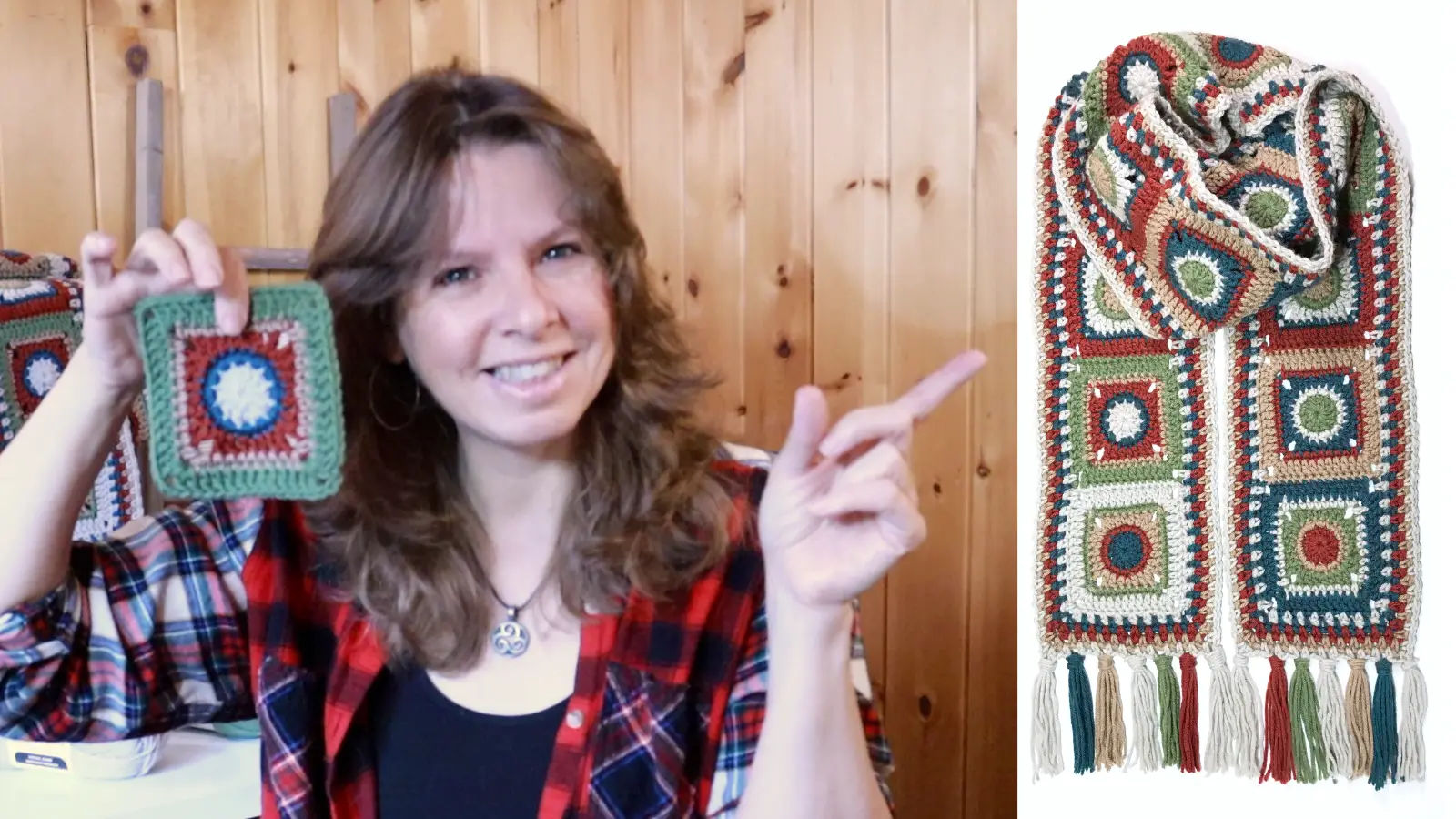 Crochet Class - Modular Crochet - Create a Colourful Scarf