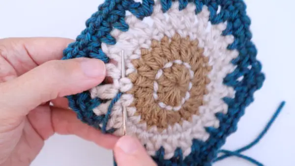 Embroider on Crochet