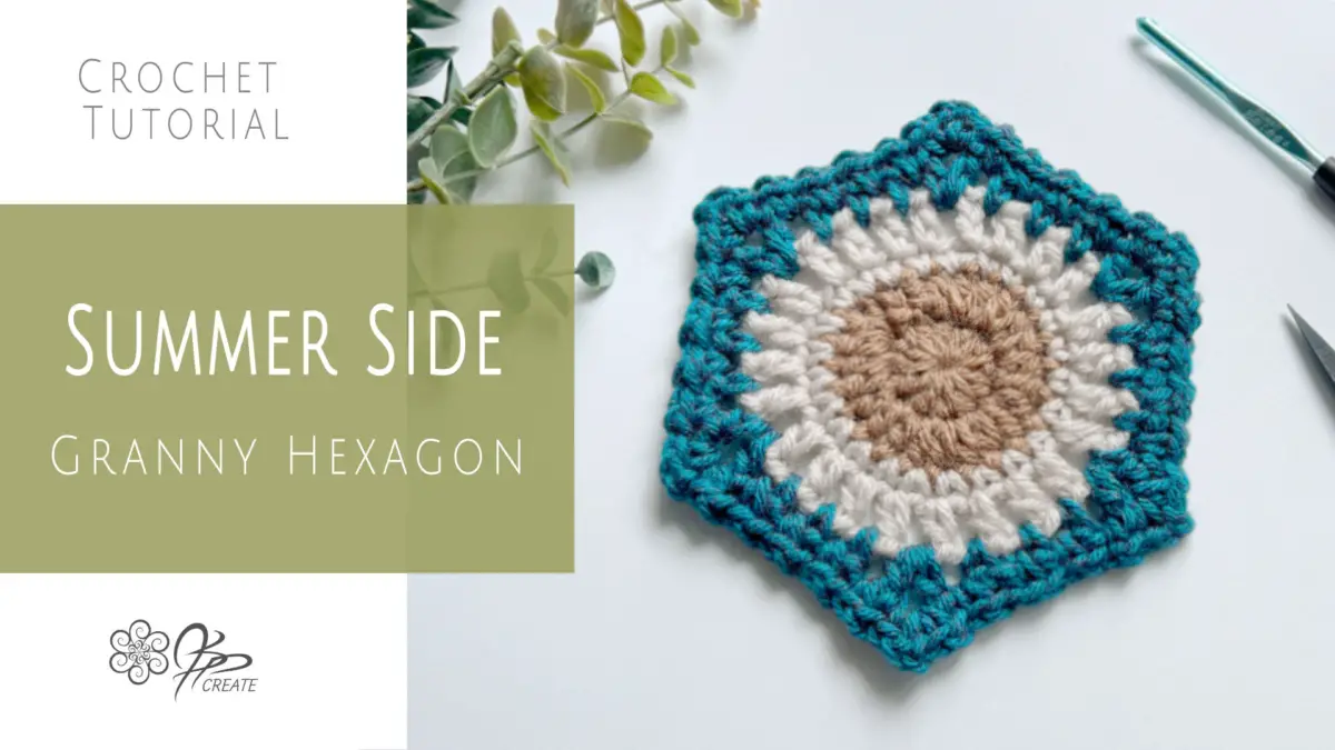 Granny Hexagon Modern & Easy Crochet Summer Side