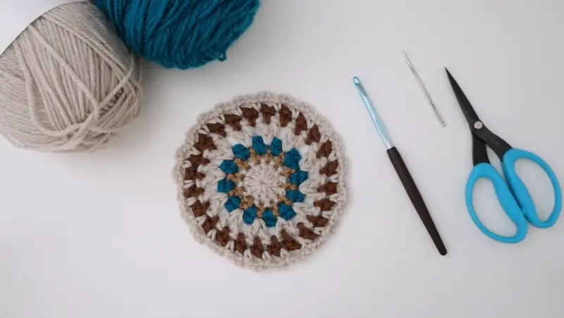 Easy Crochet Coaster