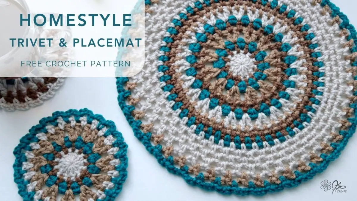 Homestyle Crochet Trivet For Easy Decor Style