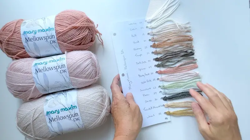 yarn sample cards