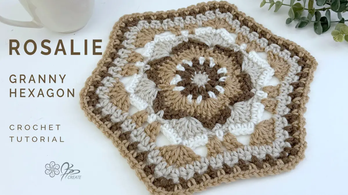 Graceful Elegance: The Rosalie Crochet Hexagon