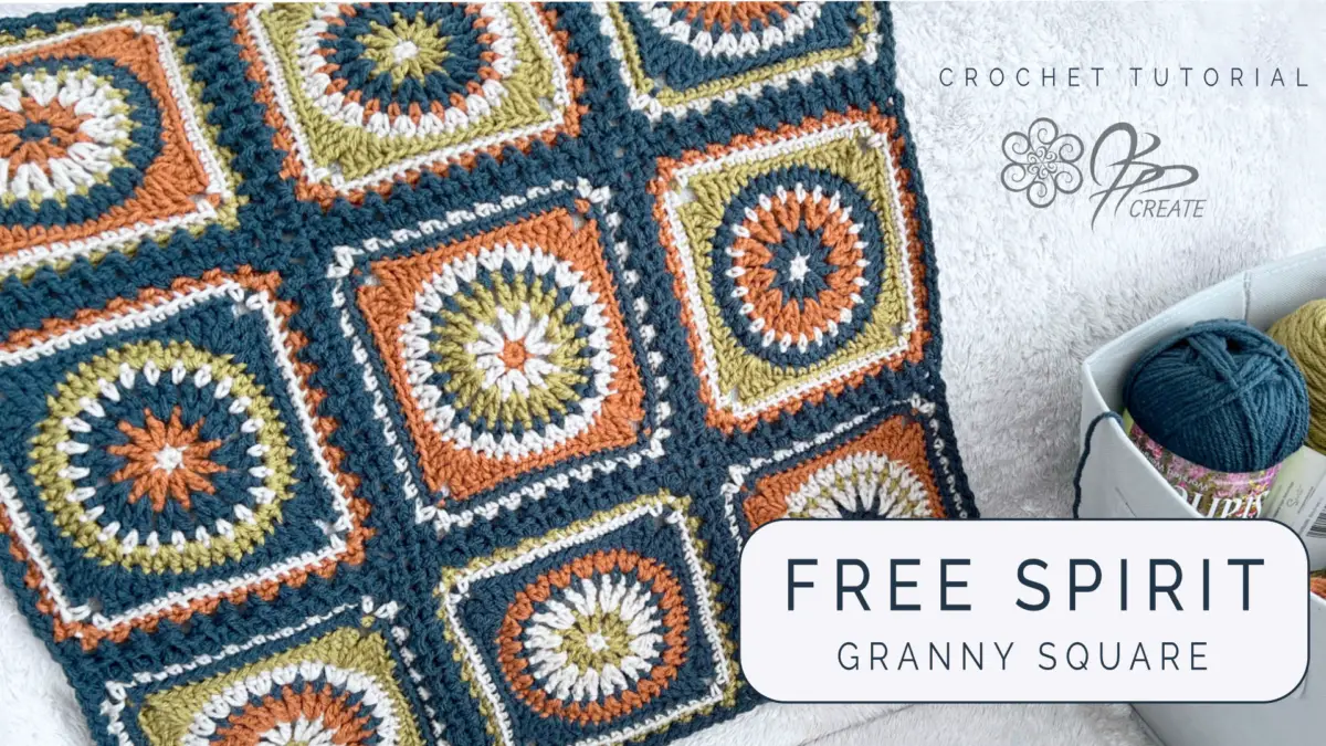 Eye-Catching Crochet: Craft A Free Spirit Square