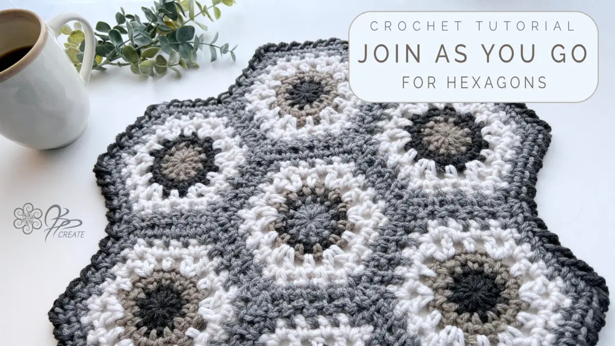 Artsy Home Decor: Crochet Hexagon Join-As-You-Go