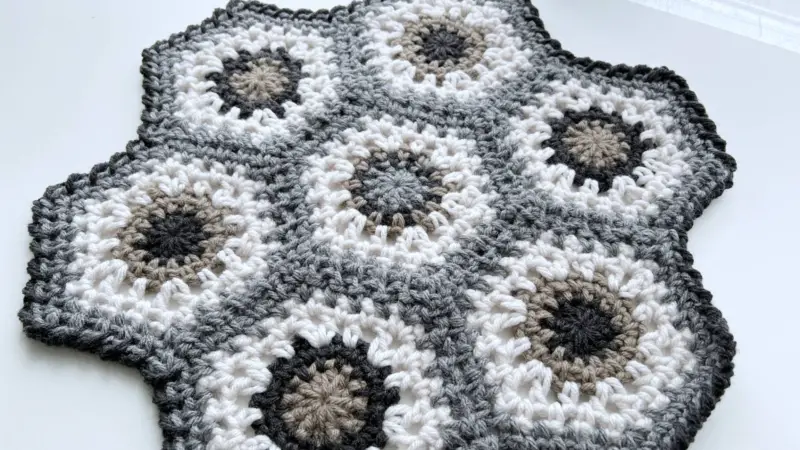 Zippy Crochet Hexagon