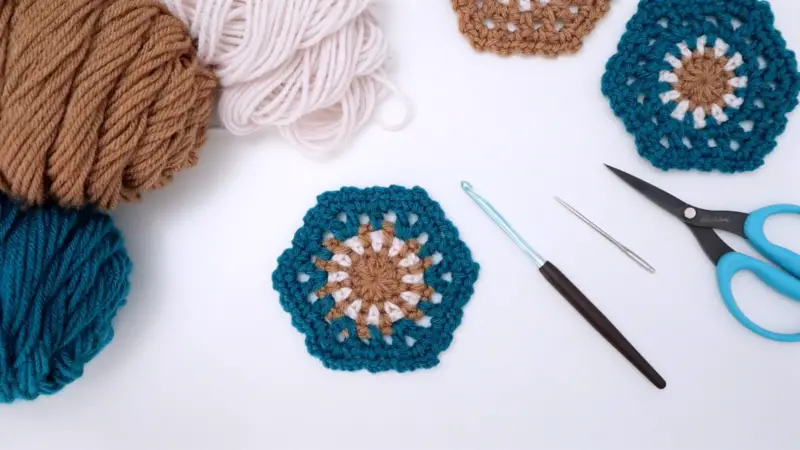 Zippy Crochet Hexagon
