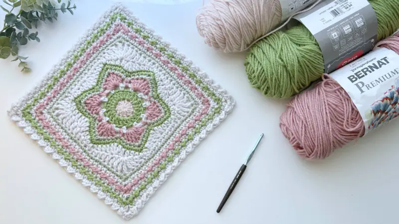 Sage Granny Square