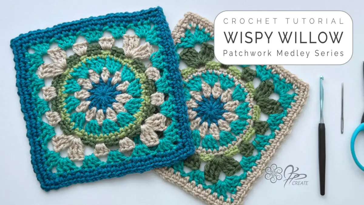 Wispy Willow Crochet Square
