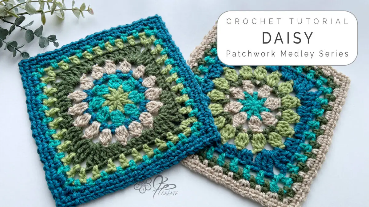 Daisy Crochet Square